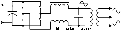 Inverter with output transformer
